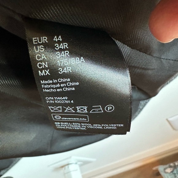 Men’s H&M Houndstooth Coat - Picture 4 of 8